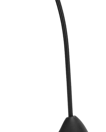 SUNGOOYUE Desktop Computer Microphone, Black ABS, 3.5mm Plug and Play, 360-Degree Adjustable Gooseneck, Gaming and Broadcasting, with Mute, 4.5ft Cable