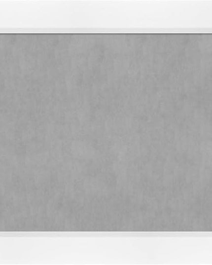 Amanti Art White Framed Magnetic Board 23x29 Medium Vision Board for use with Magnets, 100% Metal Sheet to Display Items as Office Decor or for Home Organization in mudroom, Kitchen or Kids Room