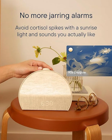 Hatch Restore 3 Sunrise Alarm Clock, Sound Machine, Smart Light (Putty) - White Noise, Screen-Free Sleep Routine