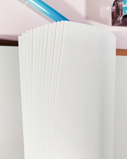 A5 Loose Leaf Refill Paper, 210x142mm, 135 Sheets Plain White Planner Refills, 6 Ring Binder Compatible, 100GSM Insert Papers for Notebooks, School, Office, College Notes, Journaling & Printing