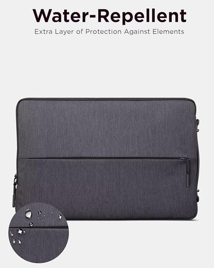 Lenovo Urban Laptop Sleeve 15.6 Inch for Laptop/ Notebook/Tablet Compatible with MacBook Air/Pro Water Resistant - Charcoal Grey