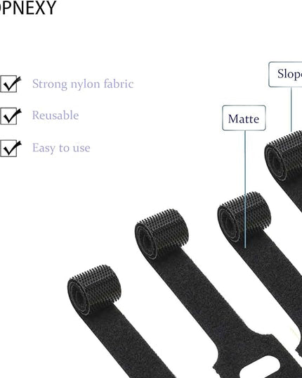 60 Pieces Cable Labels & Reusable Hook and Loop Fastening Ties Set - 30 Pieces Cord or Wire Labels & 30 Pieces Labels for Electronic Cords, Home & Office Cord Management