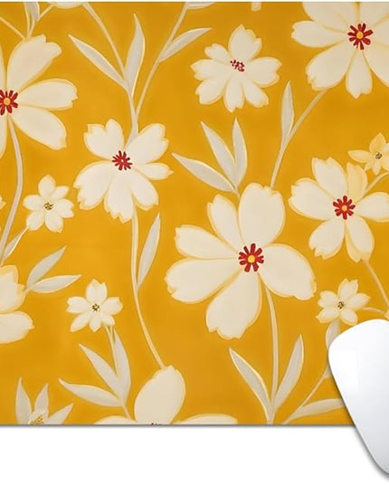Sunday Market Square Mouse pad, Texture, Waterproof, Anti Slip Rubber Base, Computer Mouse pad, Laptop Mouse pad