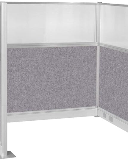 Versare Pre-Configured Hush Panel Electric Cubicle | Workstation Divider Walls | Cubicle Privacy Panels | Office Partition Walls