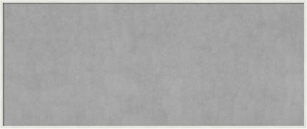 Amanti Art White Framed Magnetic Board 21x49 Oversize Vision Board for use with Magnets, 100% Metal Sheet to Display Items as Office Decor or for Home Organization in mudroom, Kitchen or Kids Room