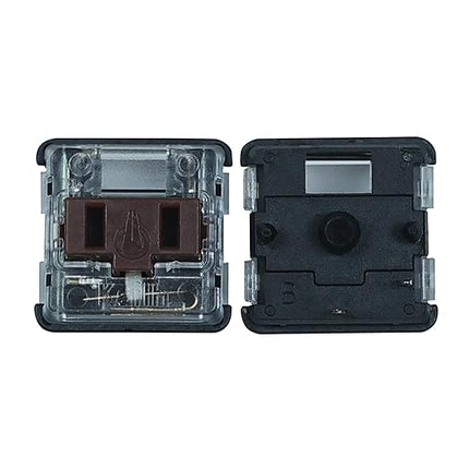 Kailh PG1350 Choc V1 Mechanical Keyboard Switch kailh Low Profile switches for Mechanical Gaming Keyboard, 5-Pin Switches (Brown-35PCS)