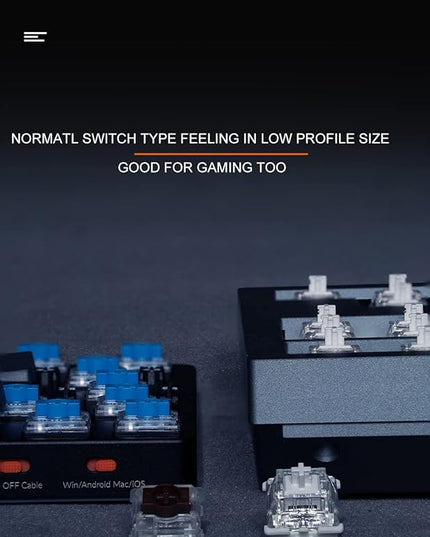 GATERON KS-33 Low Profile 2.0 Red Keyboard Switches, 3 Pin 50gf RGB LED Factory Pre-lubed Fit for NuPhy/Keychron Mechanical Keyboard (Red,35PCS)