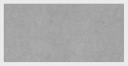 Amanti Art White Framed Magnetic Board 13x25 Small Vision Board for use with Magnets, 100% Metal Sheet to Display Items as Office Decor or for Home Organization in mudroom, Kitchen or Kids Room