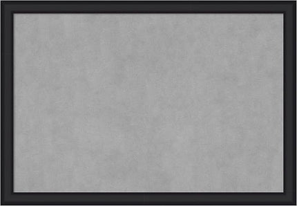 Amanti Art Black Framed Magnetic Board 27x39 Large Vision Board for use with Magnets, 100% Metal Sheet to Display Items as Office Decor or for Home Organization in mudroom, Kitchen or Kids Room