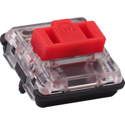 Kailh PG1350 Choc V1 70PCS Mechanical Keyboard Switch kailh Low Profile switches Chocolate Mechanical Keyboard Switch RGB SMD 5-Pin Kailh Switches (Red,70Pcs)