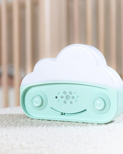 Happiest Baby SNOObie Smart White Noise Machine - Portable Baby Sound Machine with Night Light - 12 Soothing Sounds for Sleep Training, Teal