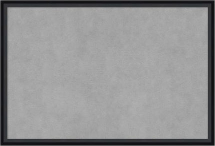 Amanti Art Black Framed Magnetic Board 17x25 Medium Vision Board for use with Magnets, 100% Metal Sheet to Display Items as Office Decor or for Home Organization in mudroom, Kitchen or Kids Room
