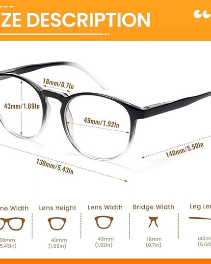 IBOANN Blue Light Glasses for Woman/Men, Fashion Blue Light Glasses Men, Fake Glasses Help Reduce Screen Fatigue