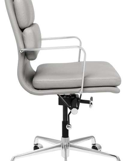Laura Davidson Furniture SOHO II Tall Back Padded Management Chair (Grey)