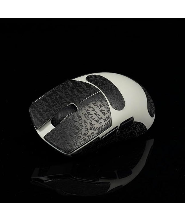 Grip Tape for Lamzu Maya X - Anti-Slip,Enhanced Control, Sweat Resistance,Improves FPS Gaming Grip & Mouse Protection [Pre-Cut] CS Black 0.3mm