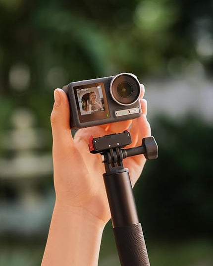 Xtra Edge Action Camera, 1/1.3" Sensor & 4K Cinematic Video, Hyper Stabilization, Waterproof Camera to 52 Ft, 3-Hour Battery, Universal Quick Mount, Vlogging Camera for Adventure Photography