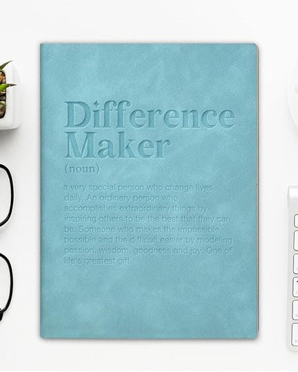 Difference Maker Notebook, Gifts for Leader Boss Coworkers, Employees Appreciation Gift, Journals for Writing Travel Business Work