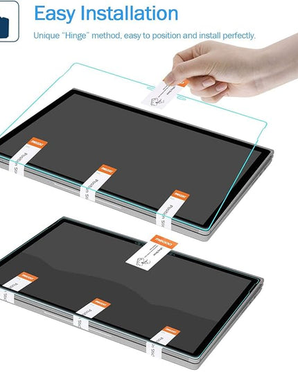 Megoo [2 pack Screen Protector for Surface Pro 7 Plus/Surface Pro 7, Ultra Clear/High Response/Tempered Glass, Compatible for Microsoft Surface Pro 7 12.3 Inch (2019 Release)