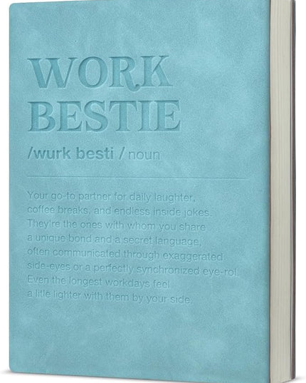 Work Bestie Journal Notebook, Gifts for Coworker Friendship Women Farewell Retirement Going Away