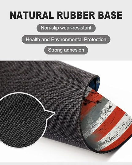 Golf Flag Square Mouse pad, Texture, Waterproof, Anti Slip Rubber Base, Computer Mouse pad, Laptop Mouse pad