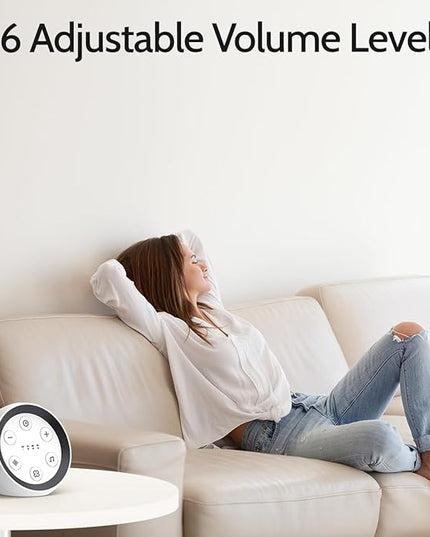 Sleep Sound Machine White Noise Machine with 32 Calming Sounds 36 Volume Levels Pink Brown Noise Machine for Baby Kid Adult with 4 Timer Noise Canceling Machine for Office Privacy