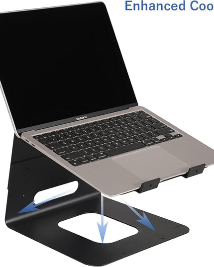 AEONS Desktop Stand, Ergonomic Adjustable Notebook Stand, Riser Holder Computer Stand Compatible with MacBook Air Pro, Dell, HP, Lenovo 10”-17" Laptops