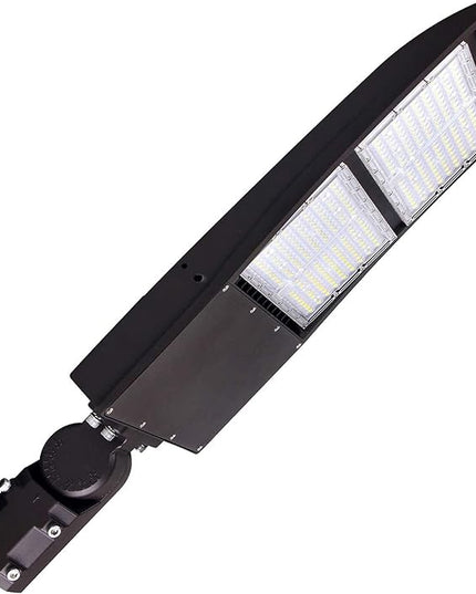 200W LED Parking Lot Pole Lights, Dimmable LED Shoebox Lights, 20KV Surge Protector Built-in 27000LM 600W Equiv. Outdoor Commercial Area Road Lamps, DLC UL Approved 5000K Daylight 100-277VAC