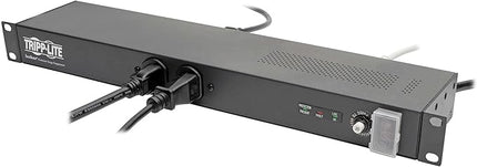 Tripp Lite Isobar 12 Outlet Network Server Surge Protector Power Strip, 15ft. Cord w/L5-20P Plug, 3840 Joules, 1U Rack-Mount, $25K Insurance & (IBAR12-20T)