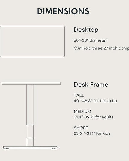 FLEXISPOT E6 MAX Bamboo 60x30 Inch Dual Motor 3-Stage Heavy Duty Standing Desk, 330lbs Weight Capacity, Height Adjustable Desk w/Cable Management & Wheels (Solid Bamboo Desktop + Black Frame)