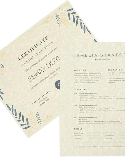 Best Paper Greetings Parchment Paper - 8.5 x 11 In, Ivory, 90 GSM, 96 Sheets - Resume & Certificate Paper - Printer Stock for Awards & Diplomas