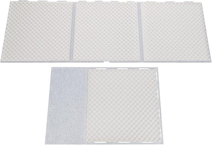 Desktop Soundproof Cover, Portable Vocal Recording Booth Isolation Booth Small Music Recording Studio Vocal Sound Absorbing Shield Sound Proof Foam Panels for Offices,Home,Recording Studios (Gray)
