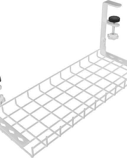 Under Desk Cable Management Tray Cord Organizer Rack 500Mm No-Drill Wire Storage Holder for Office Desk Power Cord Management