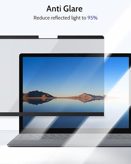 IPROKKO Surface Laptop Privacy Screen 6/5/4/3/2/1-15 inch, Magnetic Removable Privacy Screen Filter for Microsoft Surface Laptop, Anti-Glare Blue Light Screen Protector