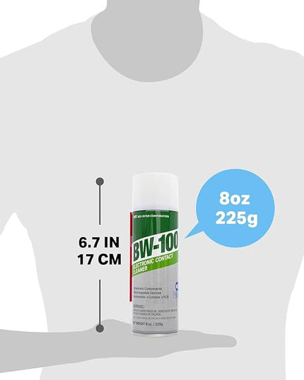 Non-Flammable Electronic Contact Cleaner Aerosol Spray- Safely Cleans Joycons, Computers, PCB and More - Removes dust, Dirt and contaminants on Contacts - Quick Dry|8oz/225g |