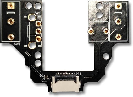 Hot-Swap Micro Switch PCB Kit for Logitech G Pro X Superlight 2 GPX 2 GPW 3 Mice – ENIG Gold Pads, 6-Claw Clamps | Fix Double-Click & Customize Clicks