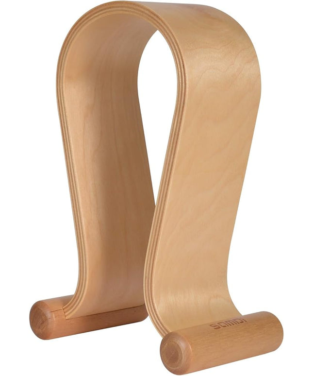 SAMDI Leather Headphone Stand Headset Stand Headphone Holder Universal Gaming Headset Holder - Birch