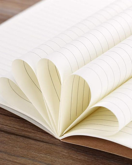12 Pack Notebook Journals for Travelers, Students and Office, Writing Diary Subject Notebooks Planner with Lined Paper, College Ruled, 60 Pages, 30 Sheets, 8.3x5.5 inch, A5 Size, Travel Journal Set