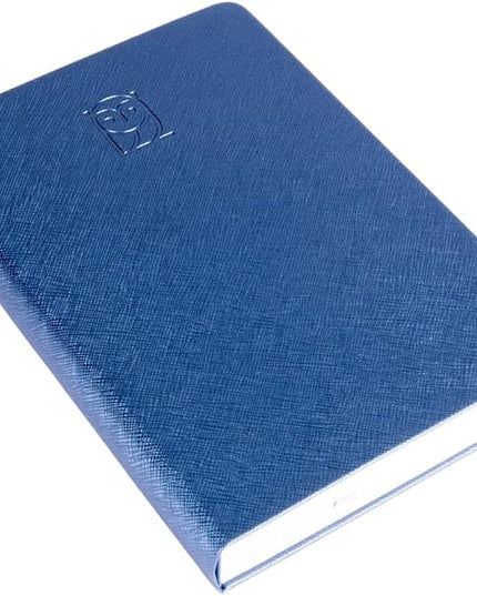Undated Daily Planner – 6-Month A5 Productivity Organizer with Full Page Per Day, Hourly Schedule, Goal Setting, Habit Tracker, Weekly & Monthly Pages – Hardcover Time Management Notebook (Blue)