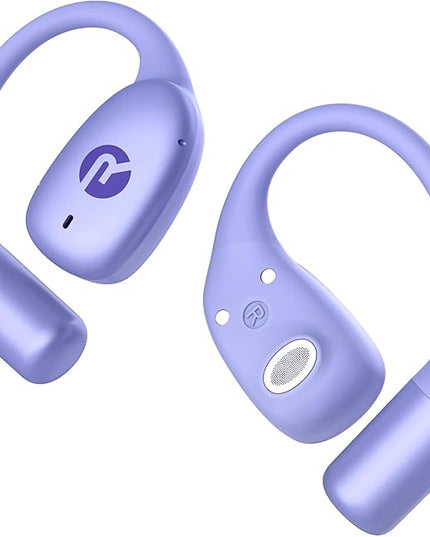 Raycon Essential Open Earbuds – True Wireless Open Ear Bluetooth 6.0 Headphones, Ultra-Lightweight, Comfort Hook Design, IPX4 Water Resistant, 36 Hours of Battery Life (Purple)