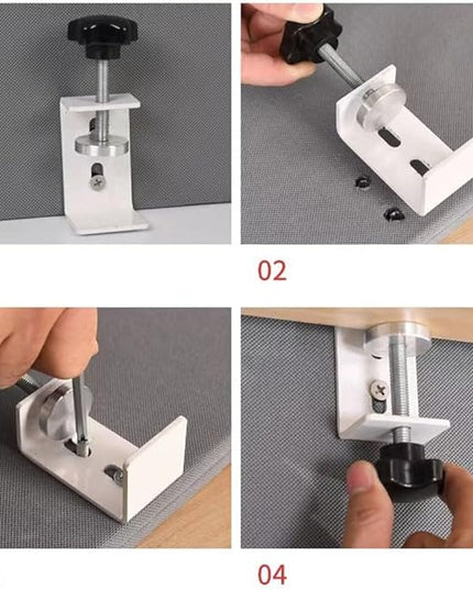 Desk Privacy Divider, Desk Divider Sound Proof Dividers Privacy Shields for Under The Table Privacy Panels for Students and Office Divider(Gray,120X40cm)