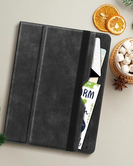 H HOLIMET Case for iPad Air 11 inch 2025 M3, iPad Air 4th/5th/6th Generation 10.9 Inch with Pencil Holder Pocket Typing Angle Auto Sleep/Wake Muti-Stand Vegan Leather
