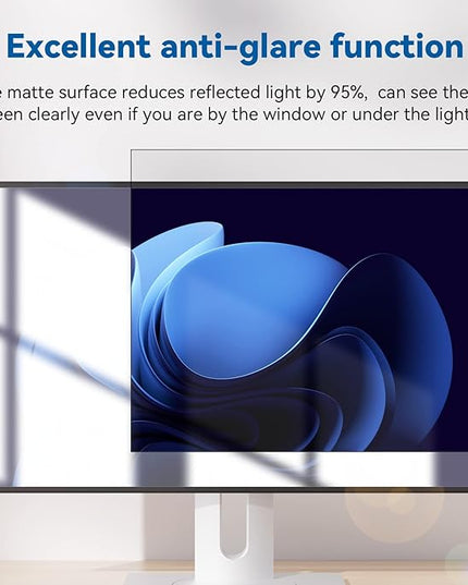 IPROKKO [2-Pack] 23.6 Inch Computer Privacy Screen Filter for 16:9 Widescreen Monitor, Removable 23.6in Anti Blue Light Glare Privacy Shield, Anti Spy Security Protector for Hp Dell Asus Acer Samsung