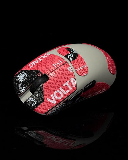 Grip Tape for Lamzu Atlantis Maya - Anti-Slip,Enhanced Control, Sweat Resistance,Improves FPS Gaming Grip & Mouse Protection [Pre-Cut] Blood X