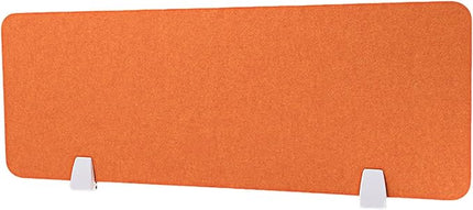 Desk Divider Sound Absorbing Panel and Sound Proof Dividers Privacy Shields for Student Desks and Desk Privacy Panels Cubicle Wall, Desk Divider for Students and Office Orange 30 * 80cm