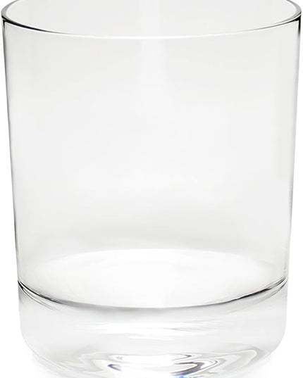 Whiskey Glasses, Set of 4, Made in Europe, 100% Lead-Free Crystal, Smooth Rim, Gift-Boxed, Dishwasher-Safe (Classic Double Old Fashioned)