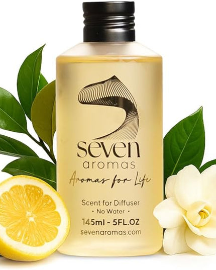 SevenAromas Hotel Scent Diffuser Oil, Luxury Hotel-Inspired Essential Oil for Aromatherapy & HVAC Diffusers – Premium Dropper Bottle - 145 ml 5 FL oz (Soft Rain)