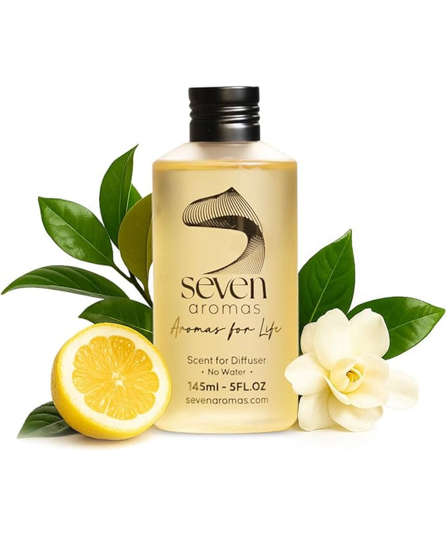 SevenAromas Hotel Scent Diffuser Oil, Luxury Hotel-Inspired Essential Oil for Aromatherapy & HVAC Diffusers – Premium Dropper Bottle - 145 ml 5 FL oz (Soft Rain)