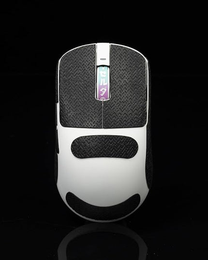 Gamer Mouse Grip Tape Sticker for VGN Dragonfly R1 Pro MAX VXE Non Slip Suck Sweat Pre Cut Easy Install Black 0.5mm