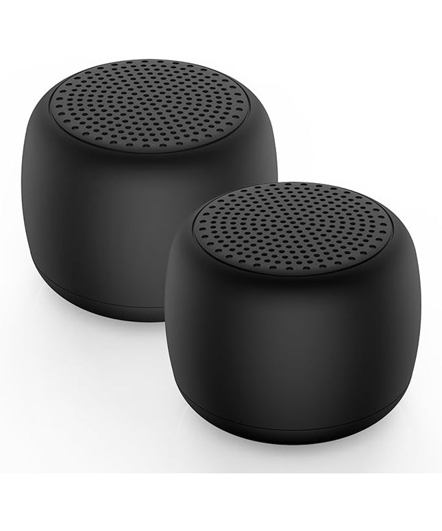 White Noise Machine Babelio Mini Sound Machine for Adults Kids Baby | 15 Non-looping Sounds | Timer | Easy to Pocket and Travel - Black (Pack of 2)