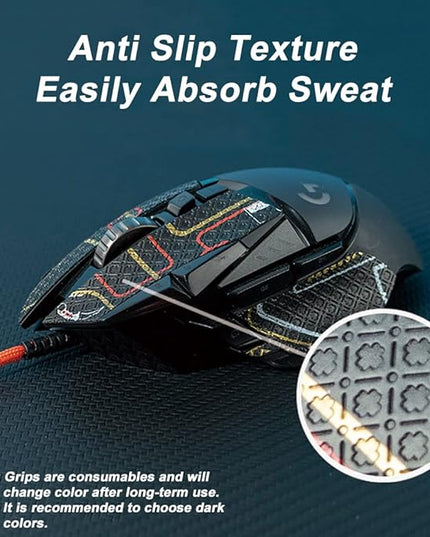 Grip Tape for Lamzu Atlantis Maya - Anti-Slip,Enhanced Control, Sweat Resistance,Improves FPS Gaming Grip & Mouse Protection [Pre-Cut] CS Cyan 0.3mm